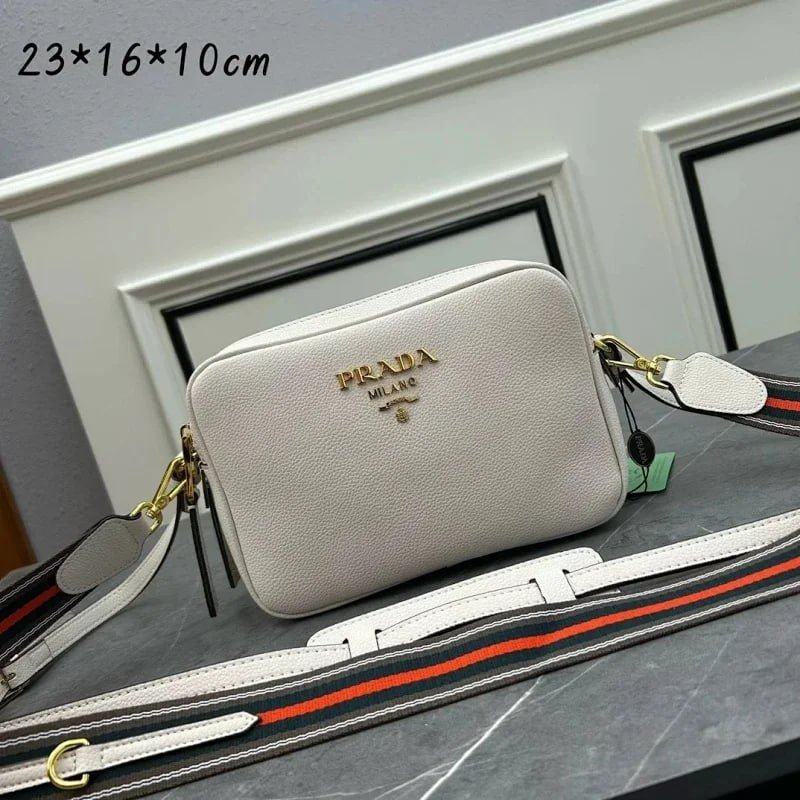 Gucci  Hermes Prada genuine leather bag
