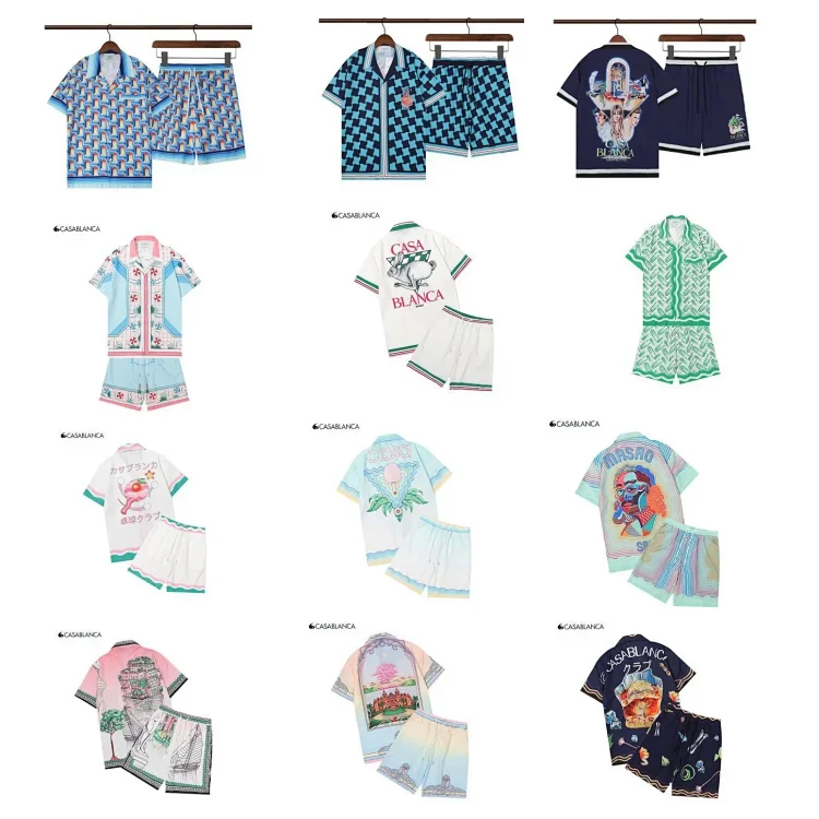 Casablanca T-shirt Shorts Suits