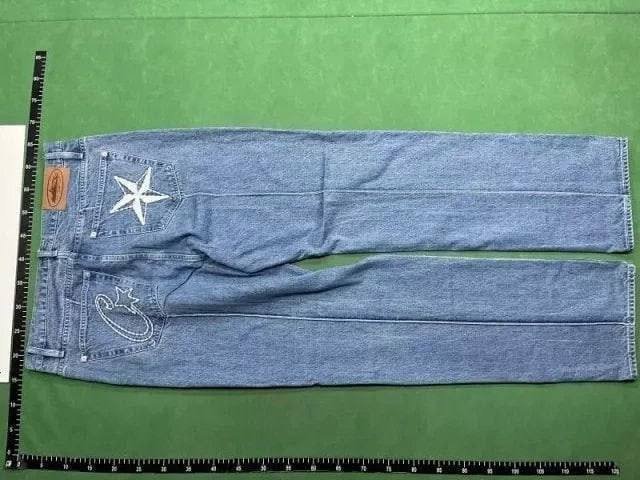 Corteiz Alcatraz Jeans Star Embroidery