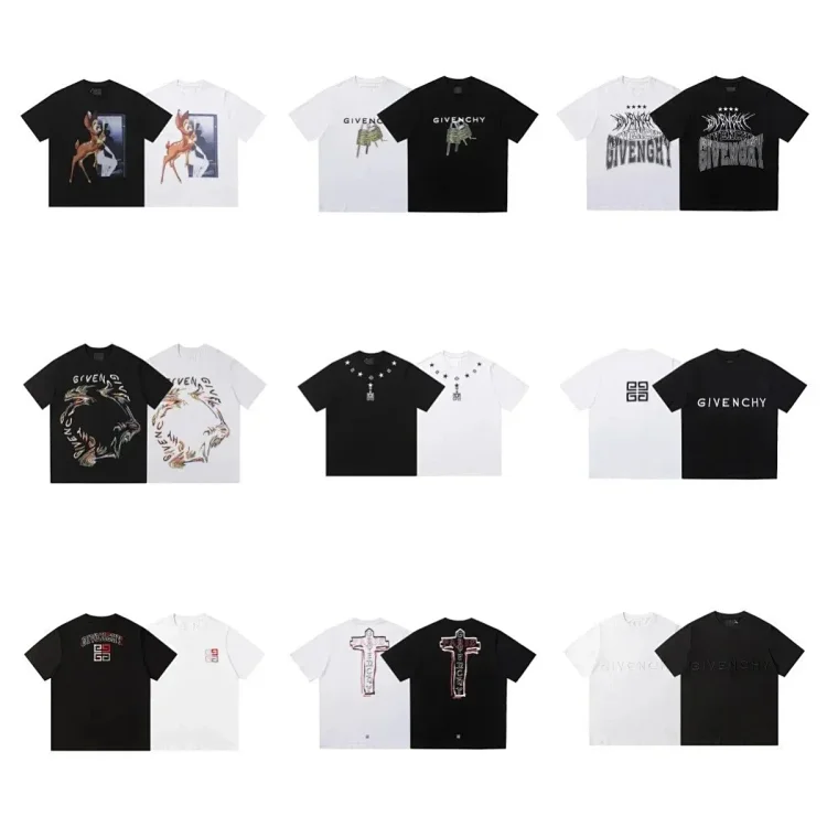 Loose cotton short sleeve men's and women's casual fashion Joker T-shirt-JS