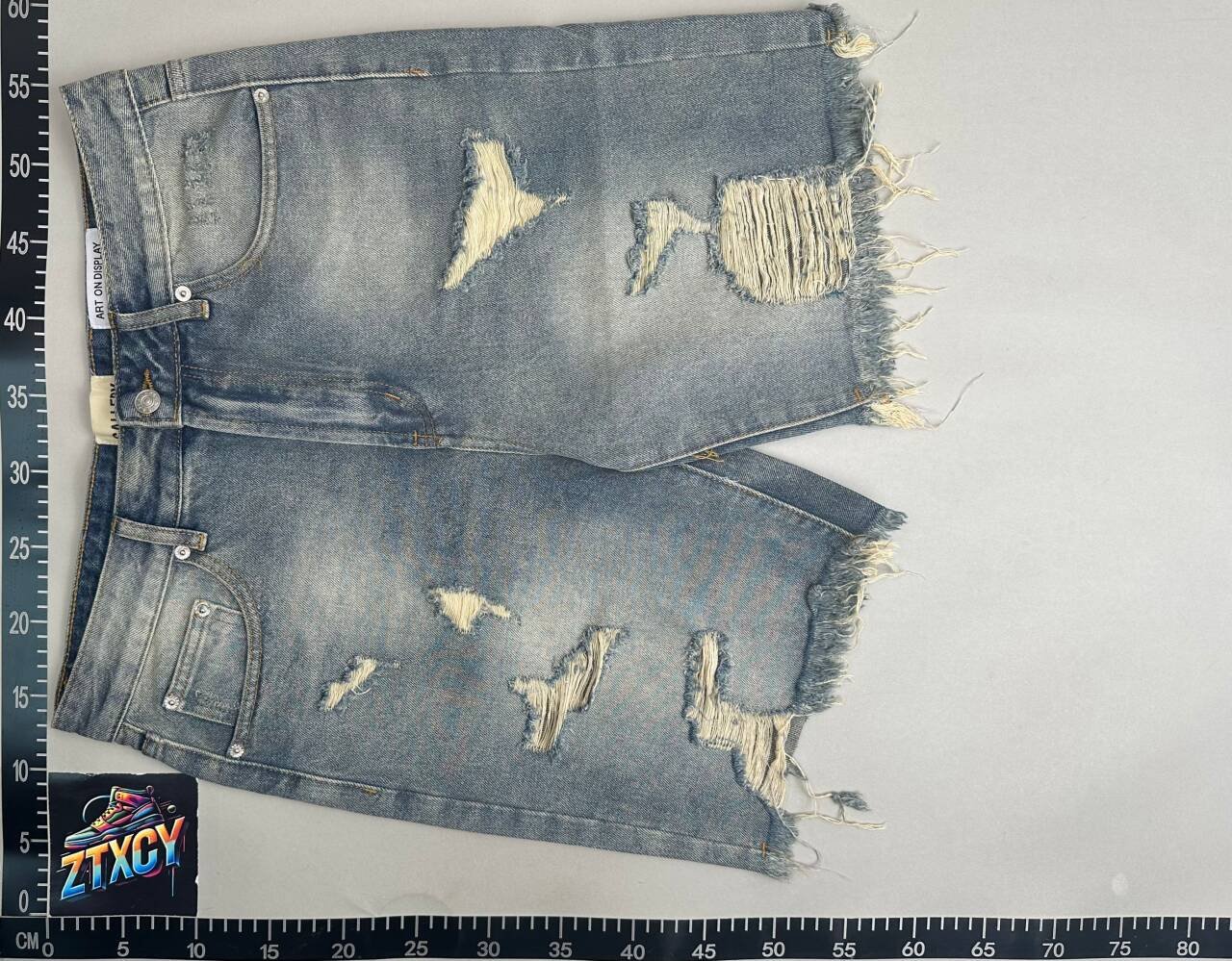 Summer shorts jeans men's stitching-JS