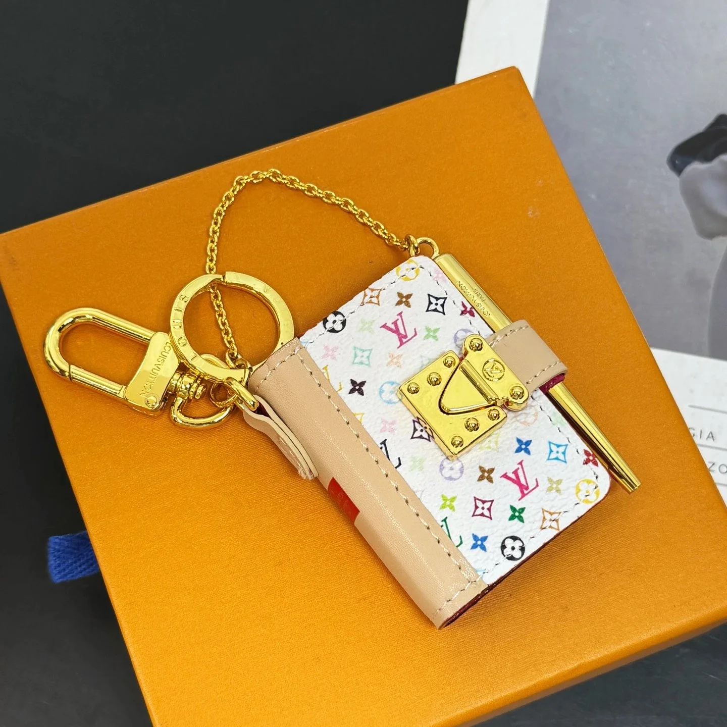 Louis Vuitton LV Mini Notebook Keychain