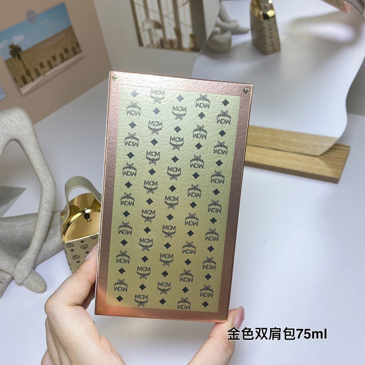 MCM Gold Backpack Perfume