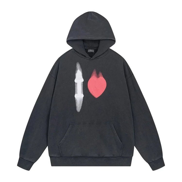 Balenciaga stylish and comfortable trendy hooded sweatshirt