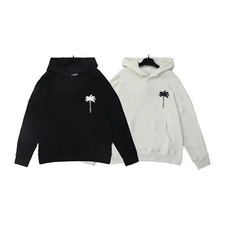 Palm Angel Letter Print Hoodie