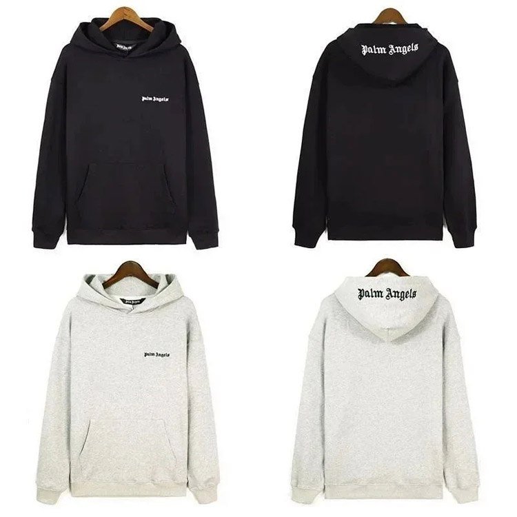 Palm Angel Letter Print Hoodie
