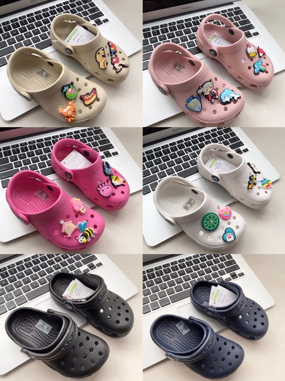 Crocs Classic clog simple fashion classic comfortable little star children's hole shoes